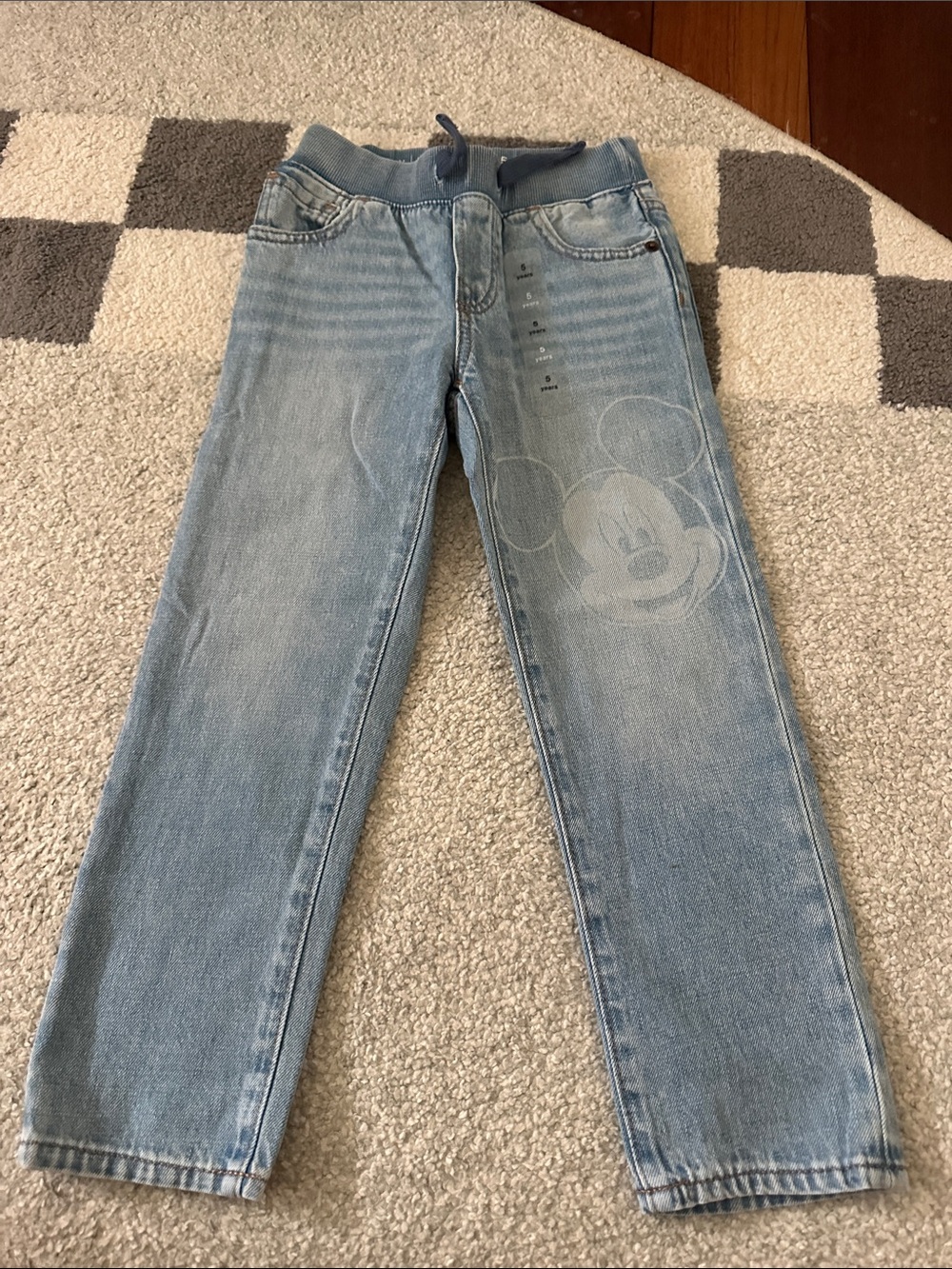Boys Mickey Mouse denim pants